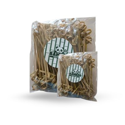 tusuk buah knotted bambu